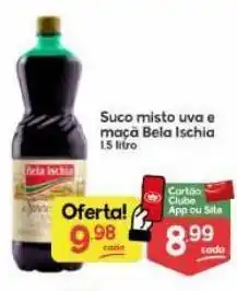 Suco de uva e maça bela ischa 1,5lt