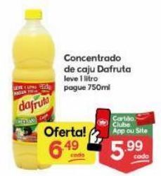Concentrado de caju dafruta 1lt