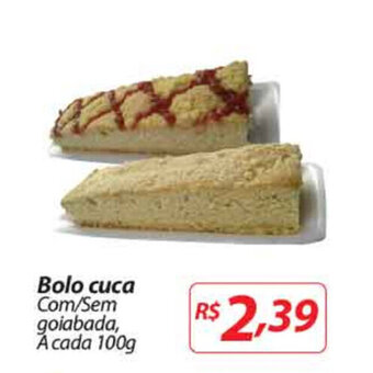 Bolo Cuca 100g