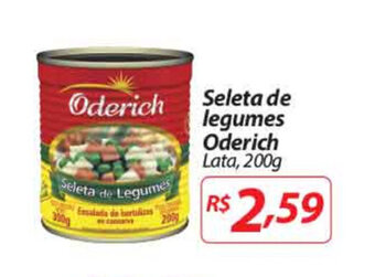 Seleta de Legumes Oderich 200g
