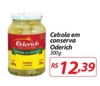 Nacional Cebola em conserva Oderich 300g oferta
