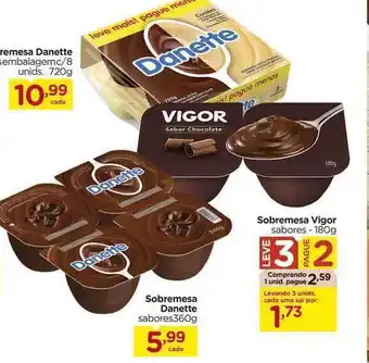 Carrefour Sobremesa Vigor Leve 3 Pague 2 180g oferta