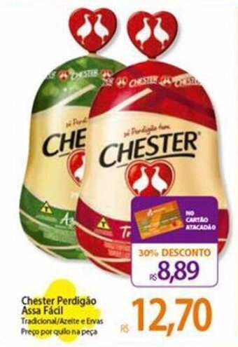 Atacadão Chester Perdigão Assa Facil 1kg oferta