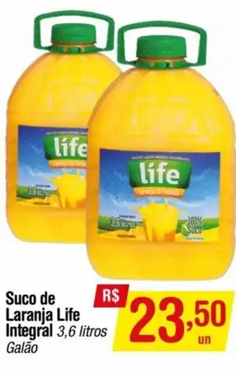 Fort Atacadista Suco de Laranja Life Integral 3.6L oferta