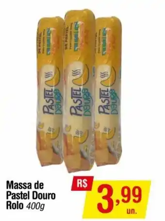 Fort Atacadista Massa de Pastel douro rolo 400g oferta
