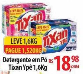 Detergente em pó tixan ypê