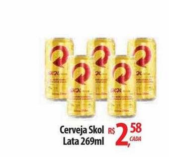 Cerveja skol lata