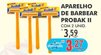 Supermercado Estrela Azul Aparelho de barbear probak ii oferta