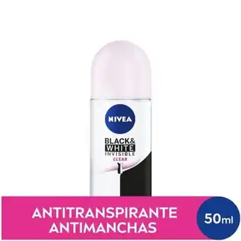 Cocipa Desodorante feminino nivea invisible black and white clear 50ml oferta