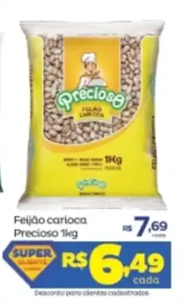 Super Lagoa Feijao carioca Precioso 1kg oferta