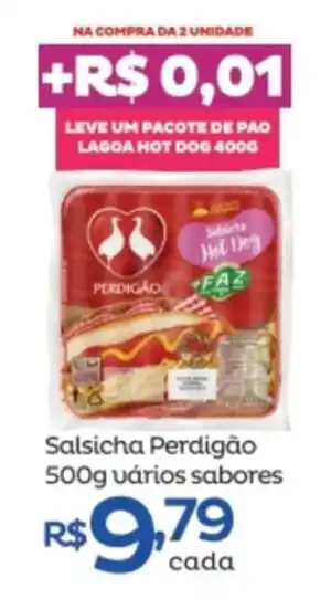 Super Lagoa Salsicha Perdigao 500g varios sabores oferta