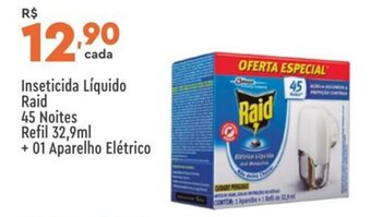Supper Rissul Inseticida Liquido Raid 45 Noites Refil 32.9ml oferta
