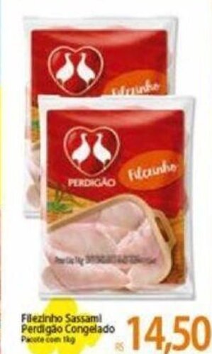 Atacadão Filezinho Sassami Perdigão cong. 1kg oferta