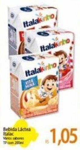 Atacadão Bebida Láctea Italac 200ml oferta