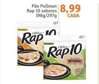 Sonda Pão pullman rap 10 sabores oferta