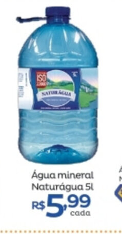 Super Lagoa Agua Mineral Naturagua 5L oferta