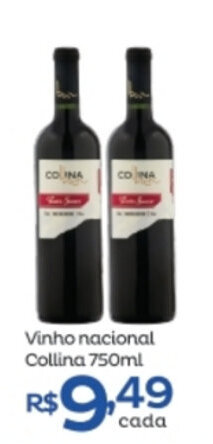 Super Lagoa Vinho Nacional Collina 750ml oferta