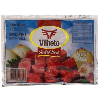 Mambo Carne seca traseiro em cubos vilheto 500g oferta
