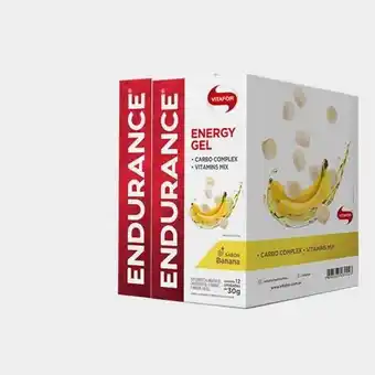 Pão de Açúcar Kit 2 endurance energy gel vitafor caixa 12 sachês banana oferta