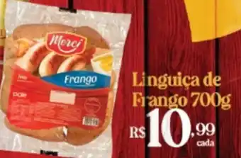 Super Lagoa Linguica de Frango 700g oferta