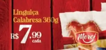 Super Lagoa Linguica Calabresa 360g oferta