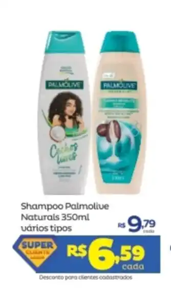 Super Lagoa Shampoo Palmolive Naturals 350ml varios tipos oferta