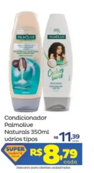 Super Lagoa Condicionador Palmolive Naturals 350ml varios tipos oferta