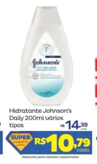 Hidratante Johnson's Daily 200ml varios tipos