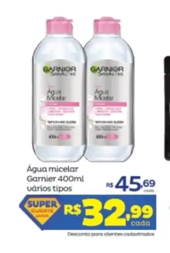 Super Lagoa Agua Micelar Garnier 400ml varios tipos oferta