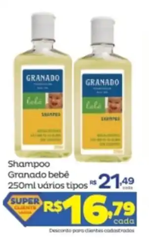Super Lagoa Shampoo Granado bebe 250ml varios tipos oferta