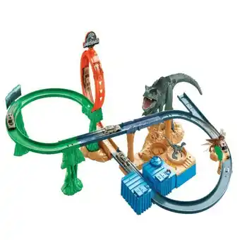 Ri Happy Pistas hot wheels dinosauro jurassic world clash 'n crash - mattel oferta