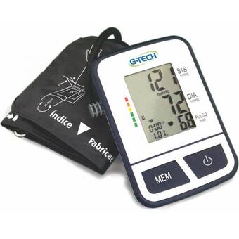 Casa e Vídeo Aparelho de pressão digital automático de braço g-tech bsp11 com detecção de arritmia e data/hora oferta