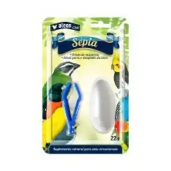 Suplemento mineral alcon club sépia para pássaros ornamentais 22g