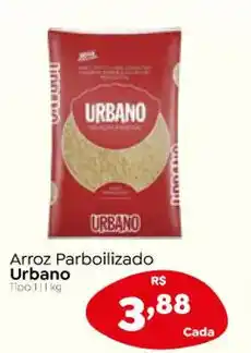 Novo Atacarejo Arroz Parbolizado Urbano 1kg oferta