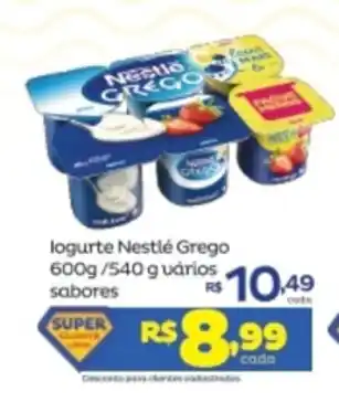 Super Lagoa Iogurte Nestle Grego 600g /540g varios tipos oferta