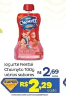 Super Lagoa Iogurte nestle Chamyto 100g varios sabores oferta