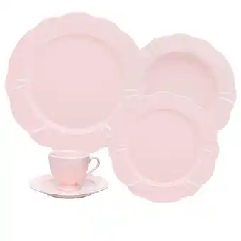 Aparelho de jantar e chá 20 peças soleil blush