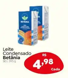 Novo Atacarejo Leite Condensado Betânia 395g oferta