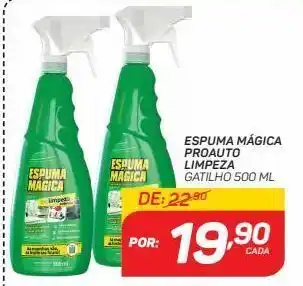 Espuma mágica proauto limpeza