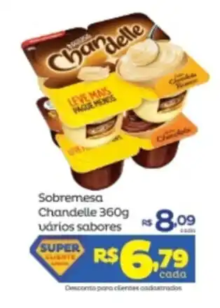 Super Lagoa Sobremesa Chandelle 360g varios sabores oferta