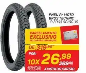 GBarbosa Pneu p/moto bros oferta