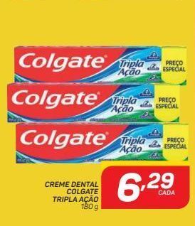 GBarbosa Creme dental colgate tripla ação oferta
