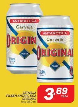 GBarbosa Cerveja pilsen antarctica original 350ml oferta