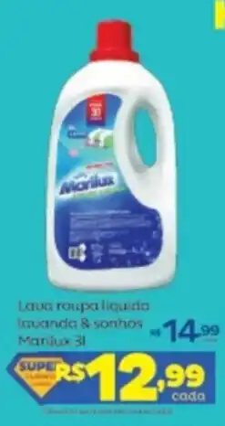 Lava roupas Liquido lavanda & sonhos Marilux 3L