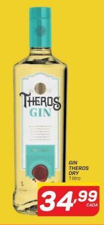 GBarbosa Gin theros dry 1lt oferta