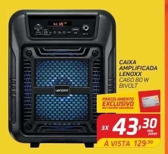 GBarbosa Caixa amplificada lenoxx oferta