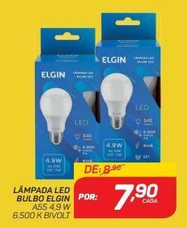 Lâmpada led bulbo elgin