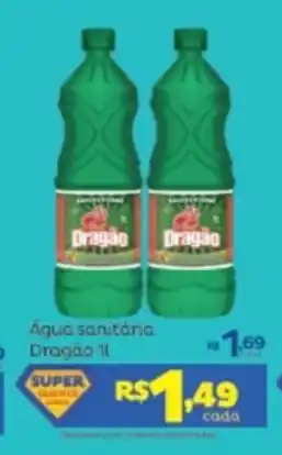 Super Lagoa Agua sanitaria Drogao 1L oferta