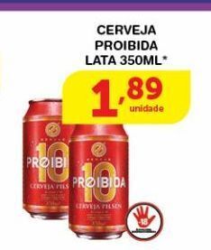 Roldão Cerveja proibida lata 350ml* oferta