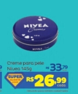 Creme para pele Nivea 145g
